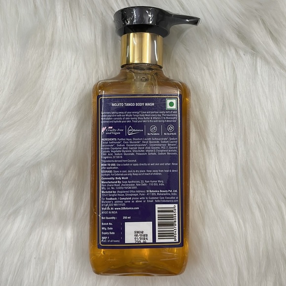St.Botanica Mojito Tango Body Wash- with Shea & Vitamin E Shower Gel | new* - Picture 5 of 5